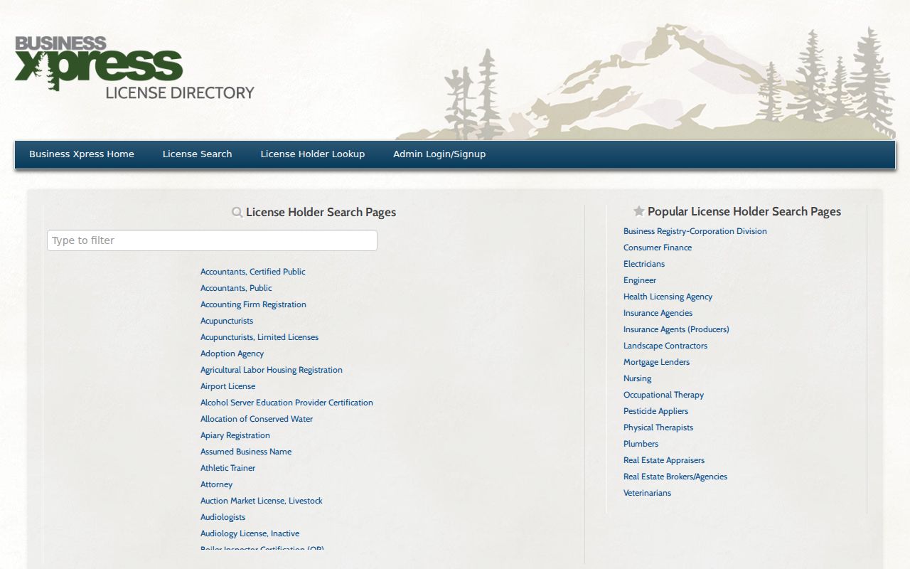 Washington County residents directory license directory